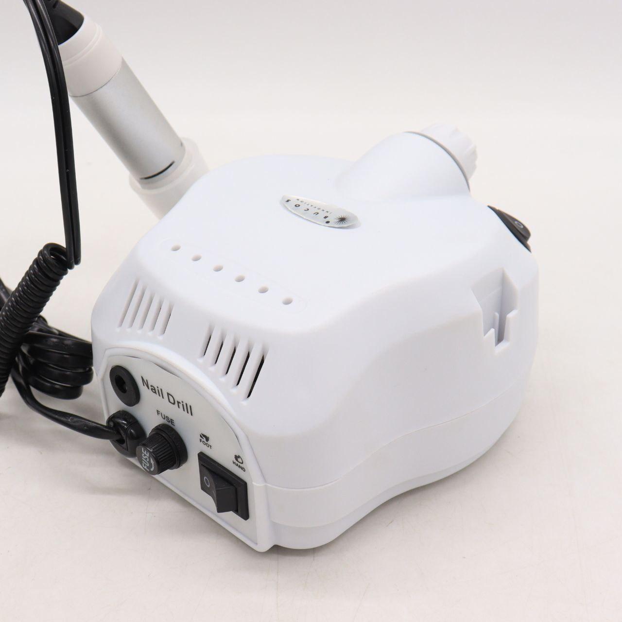 Фрезер для манікюру Naill Drill ZS-601 на 45 Вт 35000 об/хв, Білий / Апарат для манікюру та педикюру