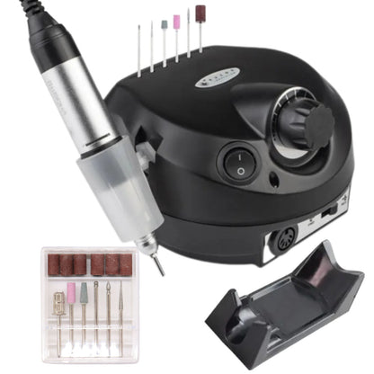 Фрезер для манікюру Naill Drill ZS-601 на 45 Вт 35000 об/хв, Чорний / Апарат для манікюру та педикюру