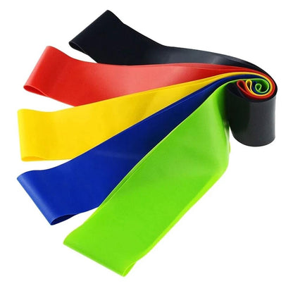 Фітнес резинки для тренувань 5 шт, з чохлом / Набір резинок для спорту / Стрічки еспандери для вправ