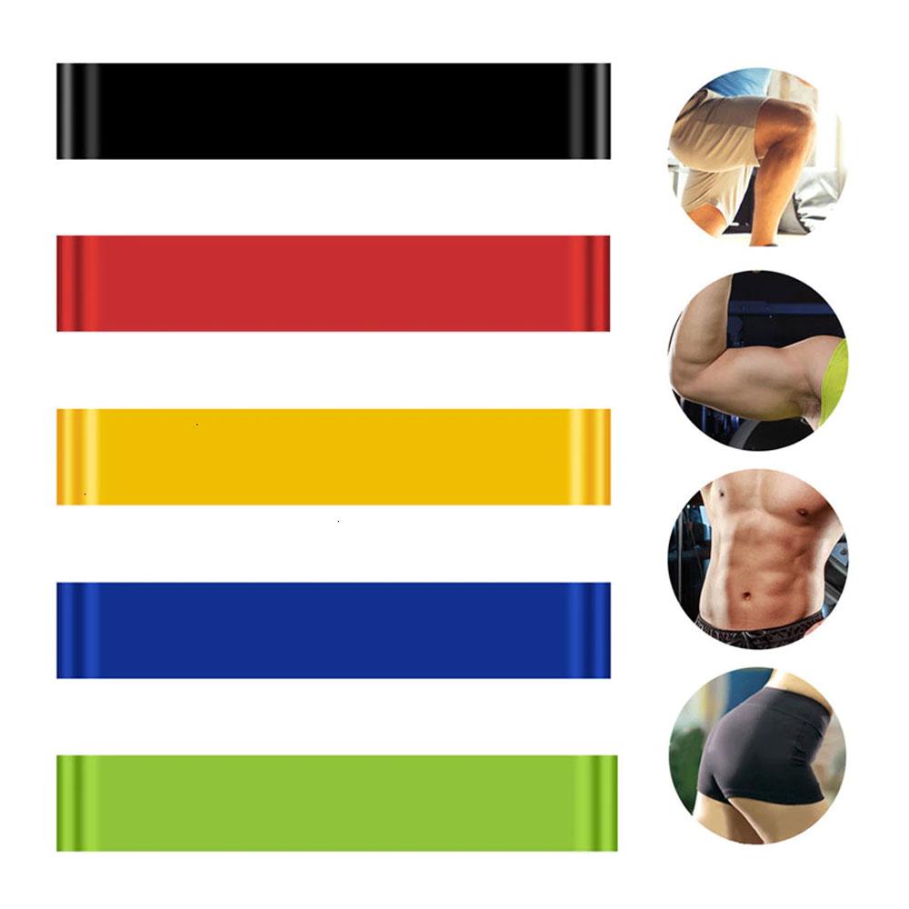 Фітнес резинки для тренувань 5 шт, з чохлом / Набір резинок для спорту / Стрічки еспандери для вправ