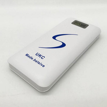 Power Bank 30000mah UKC, Білий / Портативний зарядний пристрій / Повербанк