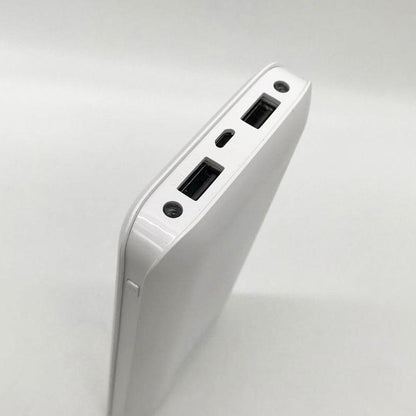 Power Bank 30000mah UKC, Білий / Портативний зарядний пристрій / Повербанк