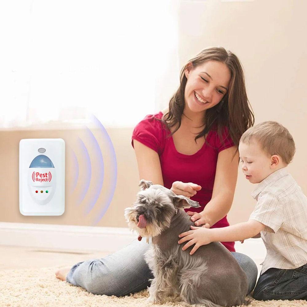 Ультразвуковий відлякувач гризунів та комах до 200квм, PEST Reject / Відлякувач мишей, щурів та тарганів