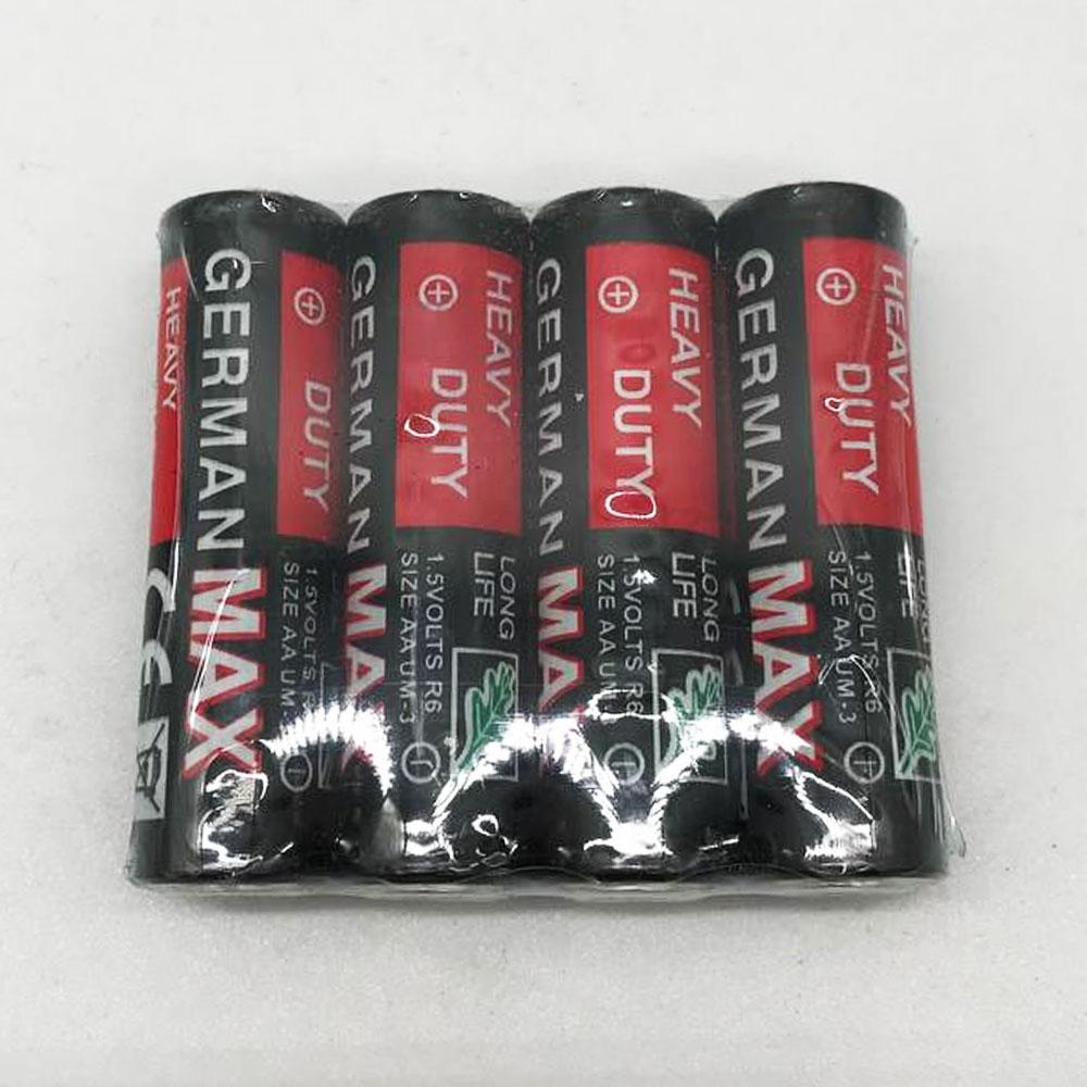 Батарейка AA R6 1,5V GermanMAX, 1 шт / Пальчикові батареї / Сольові батарейки