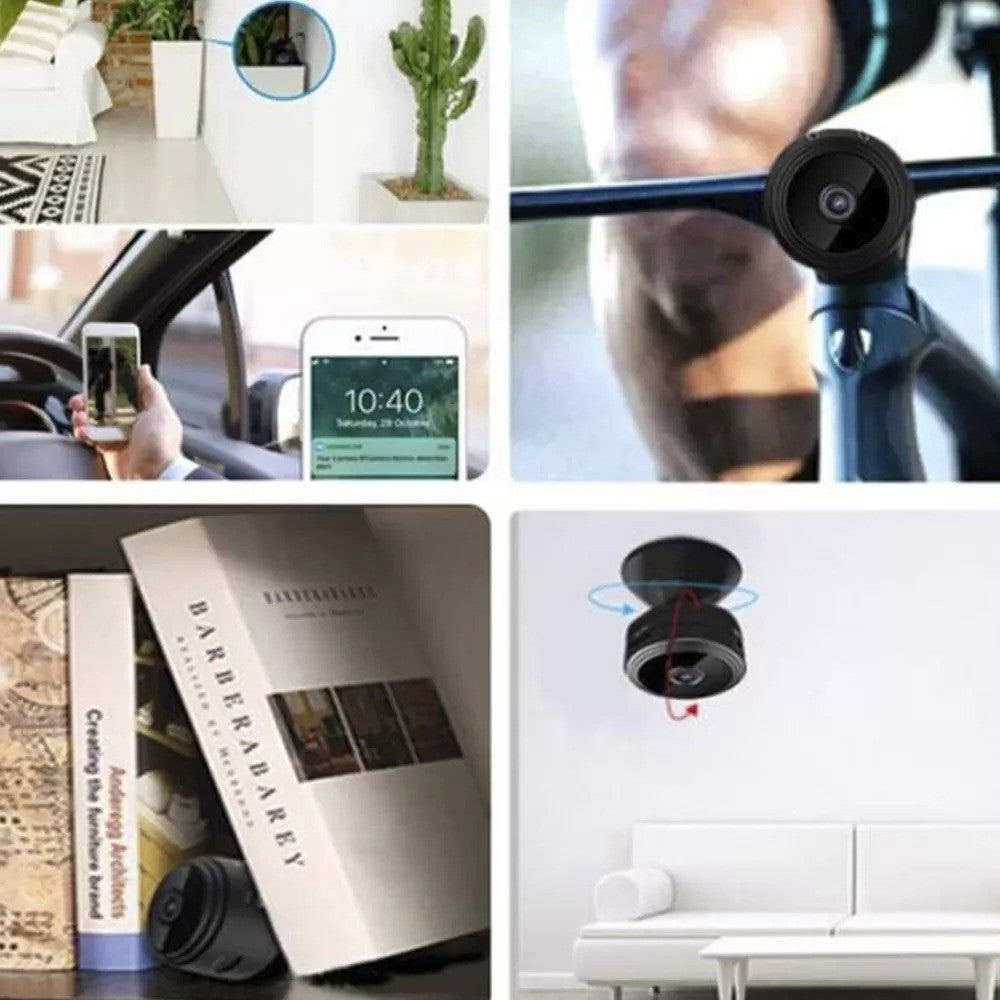 Бездротова WiFi міні камера Full HD, A9 / Універсальна IP камера відеоспостереження на акумуляторі