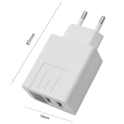 Зарядний пристрій адаптер на 2 USB та LED дисплеєм, 220В,QC03 5740 / Швидка зарядка для телефону