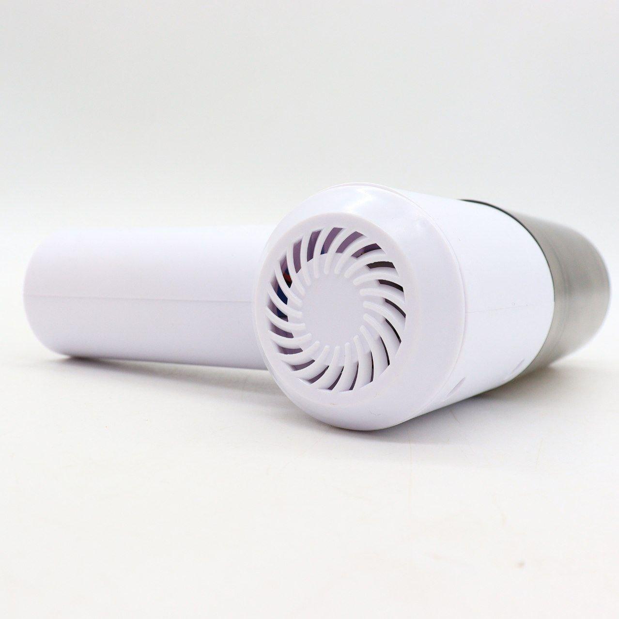 Автомобільний пилосос 2в1 Vacuum cleaner, Білий / Ручний пилосос з насадками та підсвічуванням