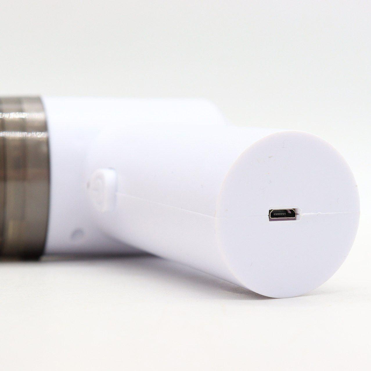 Автомобільний пилосос 2в1 Vacuum cleaner, Білий / Ручний пилосос з насадками та підсвічуванням