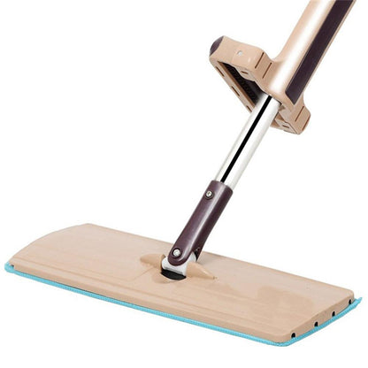 Швабра ледар для швидкого прибирання з віджимом і насадкой Spin Mop 360, Бежева / Швабра з самовіджимом