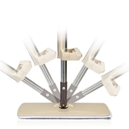 Швабра ледар для швидкого прибирання з віджимом і насадкой Spin Mop 360, Бежева / Швабра з самовіджимом