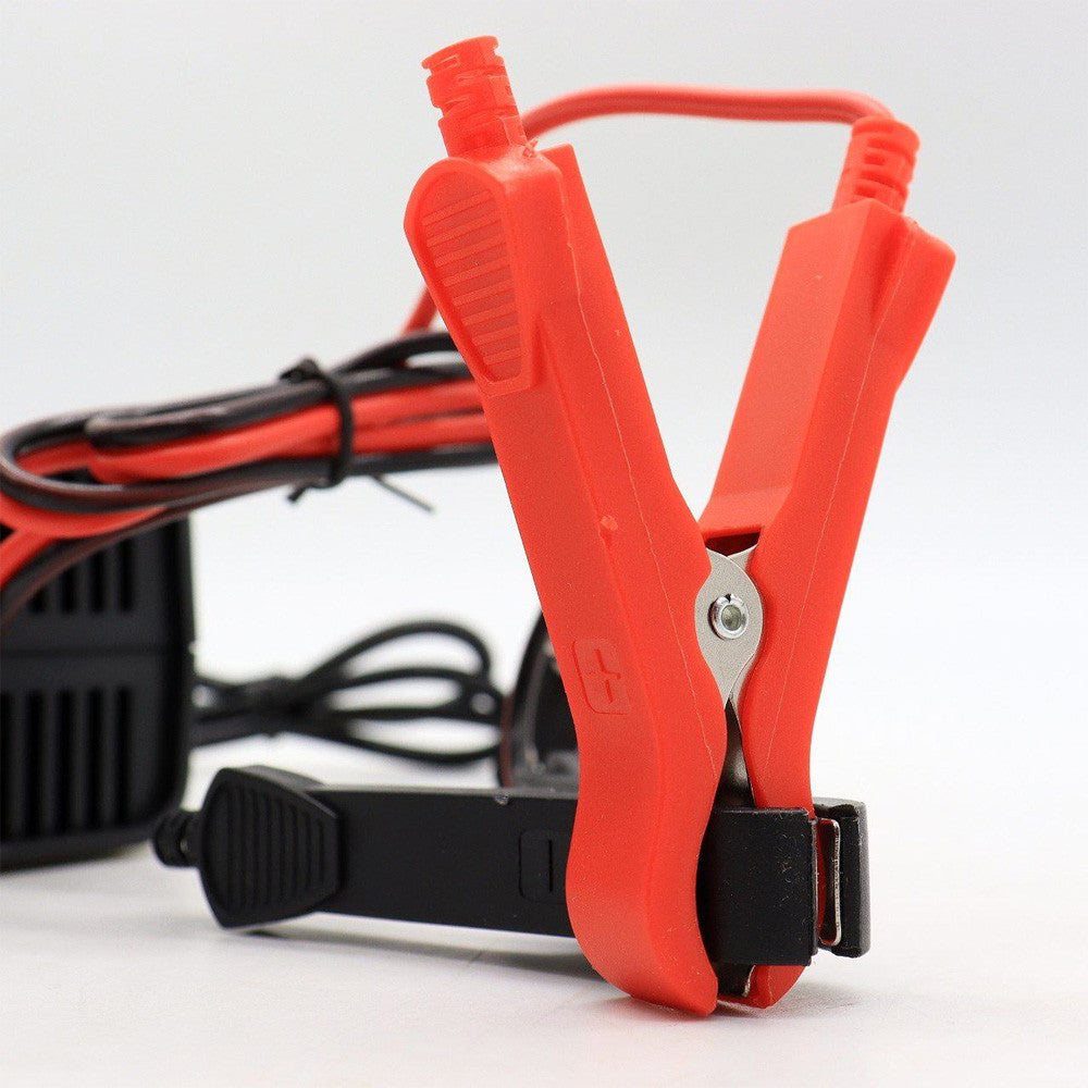 Зарядний пристрій для акумулятора 12В/6А / Імпульсна зарядка для авто та мото акумуляторів