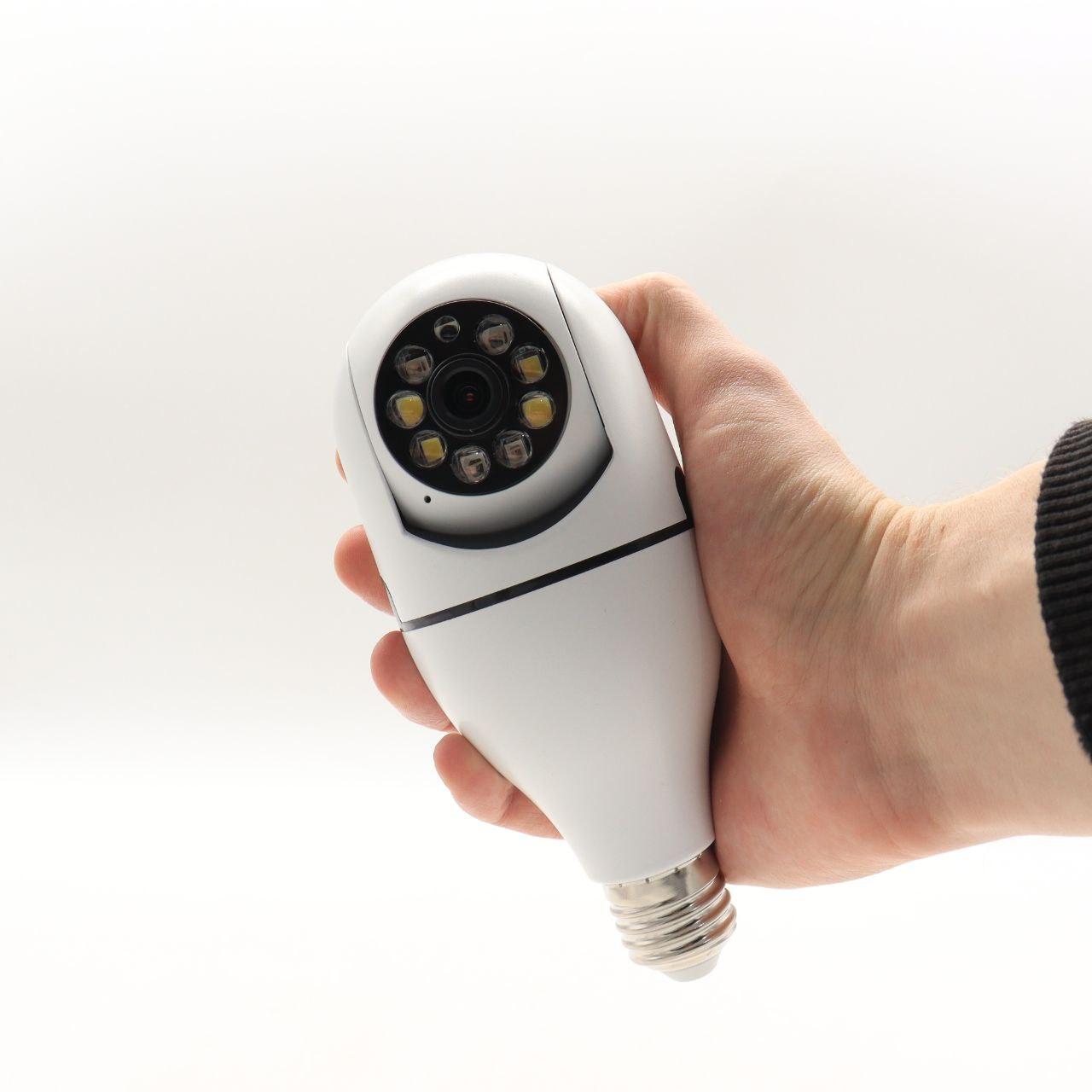 Вайфай камера відеоспостереження в патрон Е27, 2MP, Smart 3120S-DPXY / Камера лампочка з датчиком руху