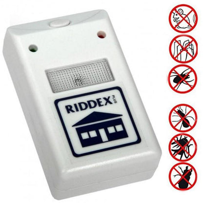 Електромагнітний відлякувач гризунів і комах 220В, RIDDEX / Ультразвуковий відлякувач від шкідників