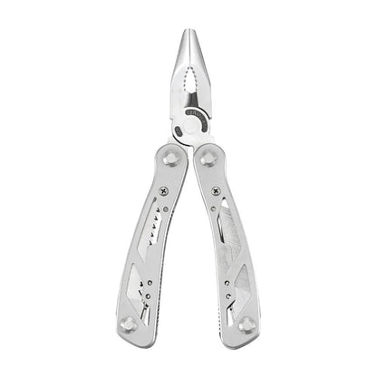 Мультитул туристичний 10в1 з чохлом / Багатофункціональні плоскогубці складні / Брелок-мультитул