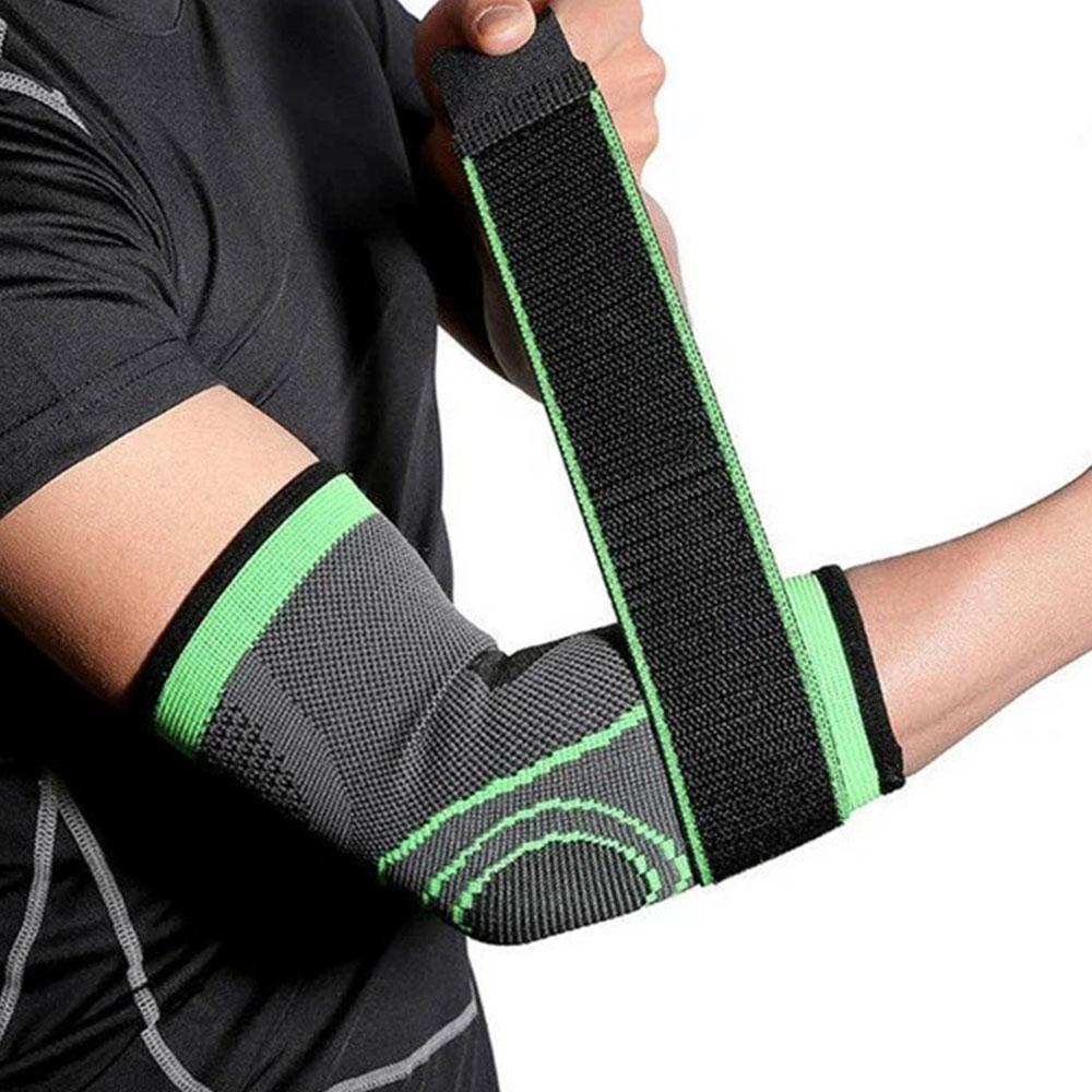 Налокітник спортивний / Фіксатор ліктьового суглоба / Еластичний бандаж на лікоть / Еластичний налокітник