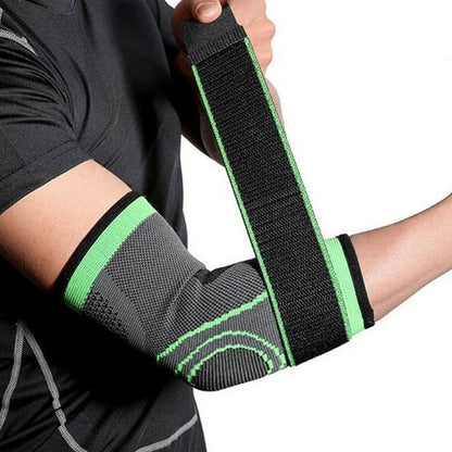 Налокітник спортивний / Фіксатор ліктьового суглоба / Еластичний бандаж на лікоть / Еластичний налокітник