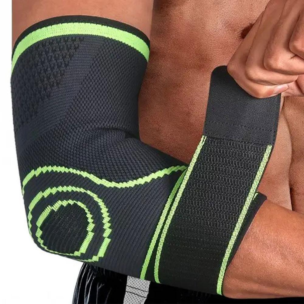 Налокітник спортивний / Фіксатор ліктьового суглоба / Еластичний бандаж на лікоть / Еластичний налокітник