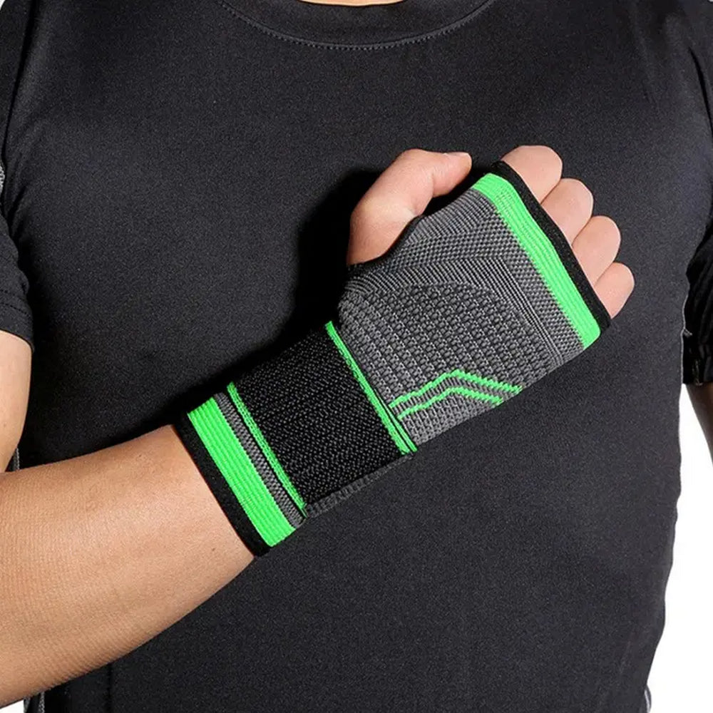 Фіксатор для руки 18х9см / Бандаж на зап'ястя / Лангетка на руку від перевантажень / Еластична пов'язка на кисть руки