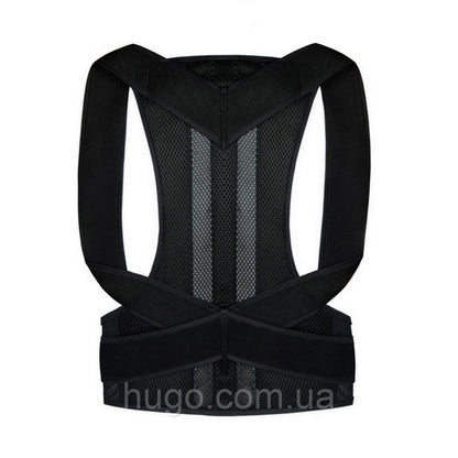 Грудопоперековий корсет для правильної постави Back Pain Need Help, Розмір S-3XL / Бандаж-коректор для спини, L