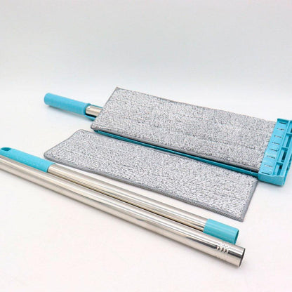 Швабра ледар для швидкого прибирання з віджимом з насадками Spin Mop 360, Блакитна / Швабра з самовіджимом