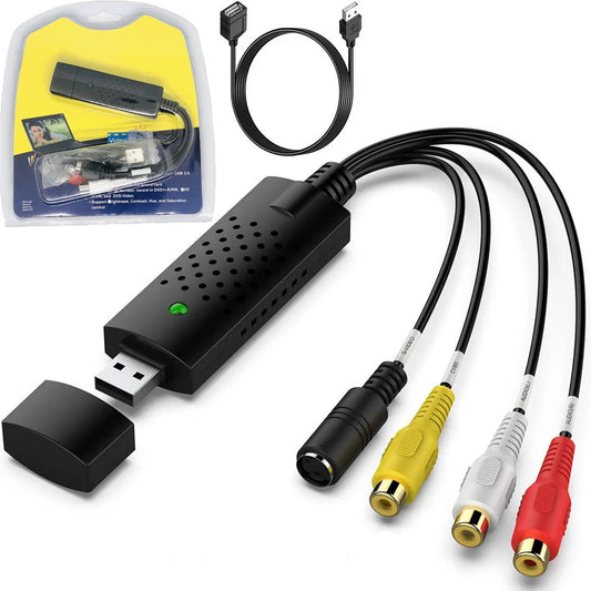 Карта відеозахоплення USB, Easier Capture / Адаптер захоплення відео, аудіо / Прилад для оцифровки плівкових касет