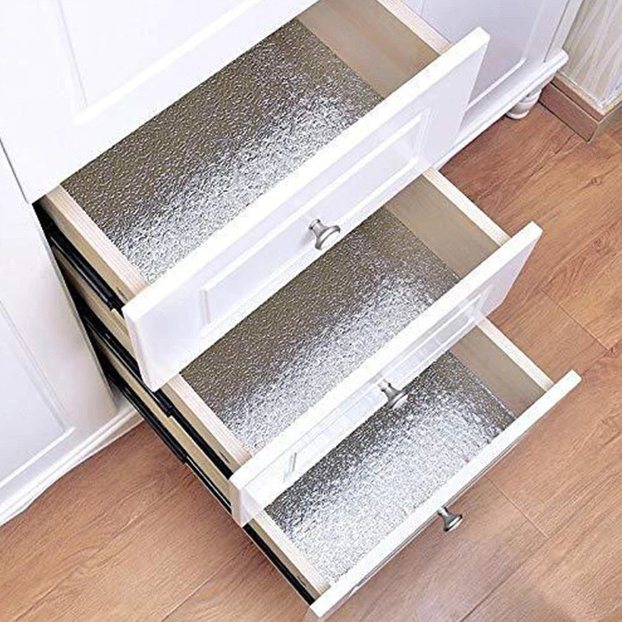 Алюмінієва самоклеюча фольга (0,6×4 м) для кухні / Фольга плівка для поверхонь від жиру