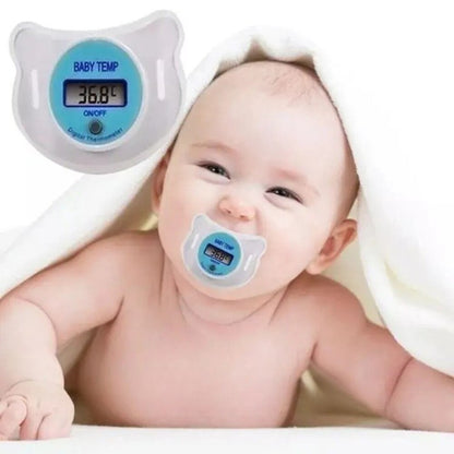 Електронний термометр соска BABY TEMP NJ-347 / Цифрова соска-градусник для немовлят / Дитячий градусник
