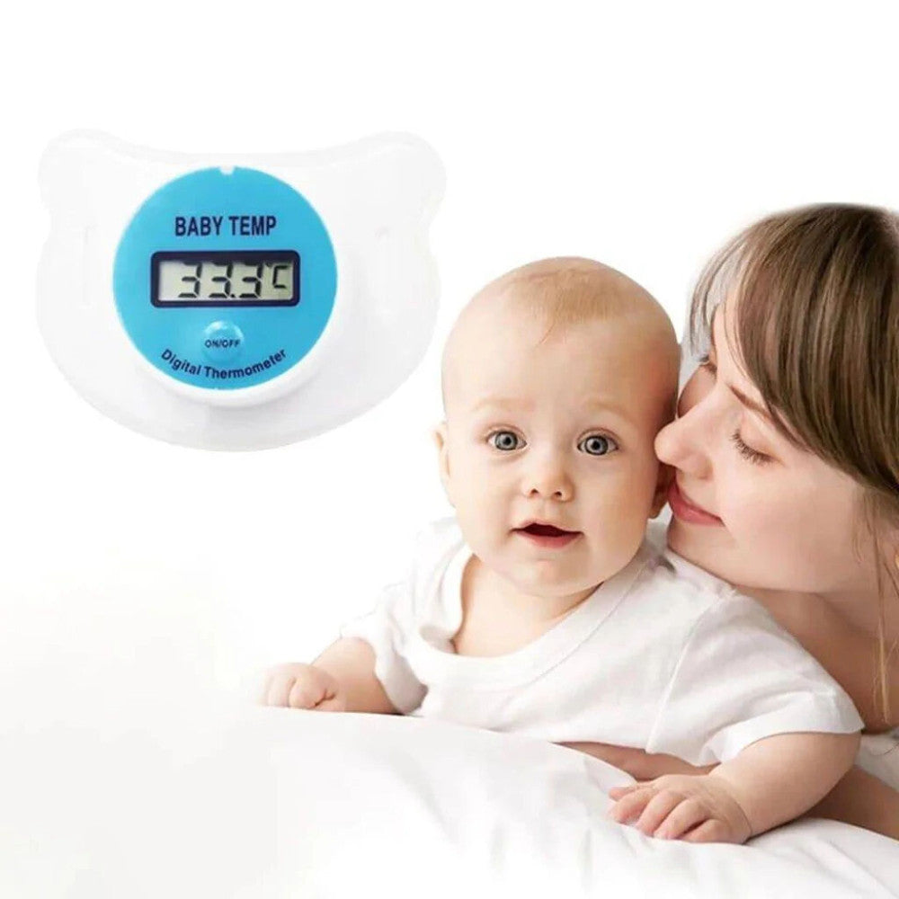 Електронний термометр соска BABY TEMP NJ-347 / Цифрова соска-градусник для немовлят / Дитячий градусник