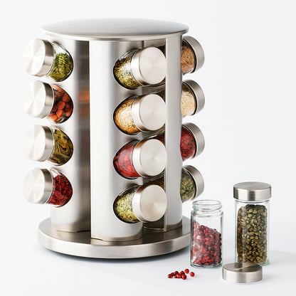 Контейнери для спецій 16 відсіків, Spice carousel R66-16 / Набір для спецій з підставкою / Ємності для приправ