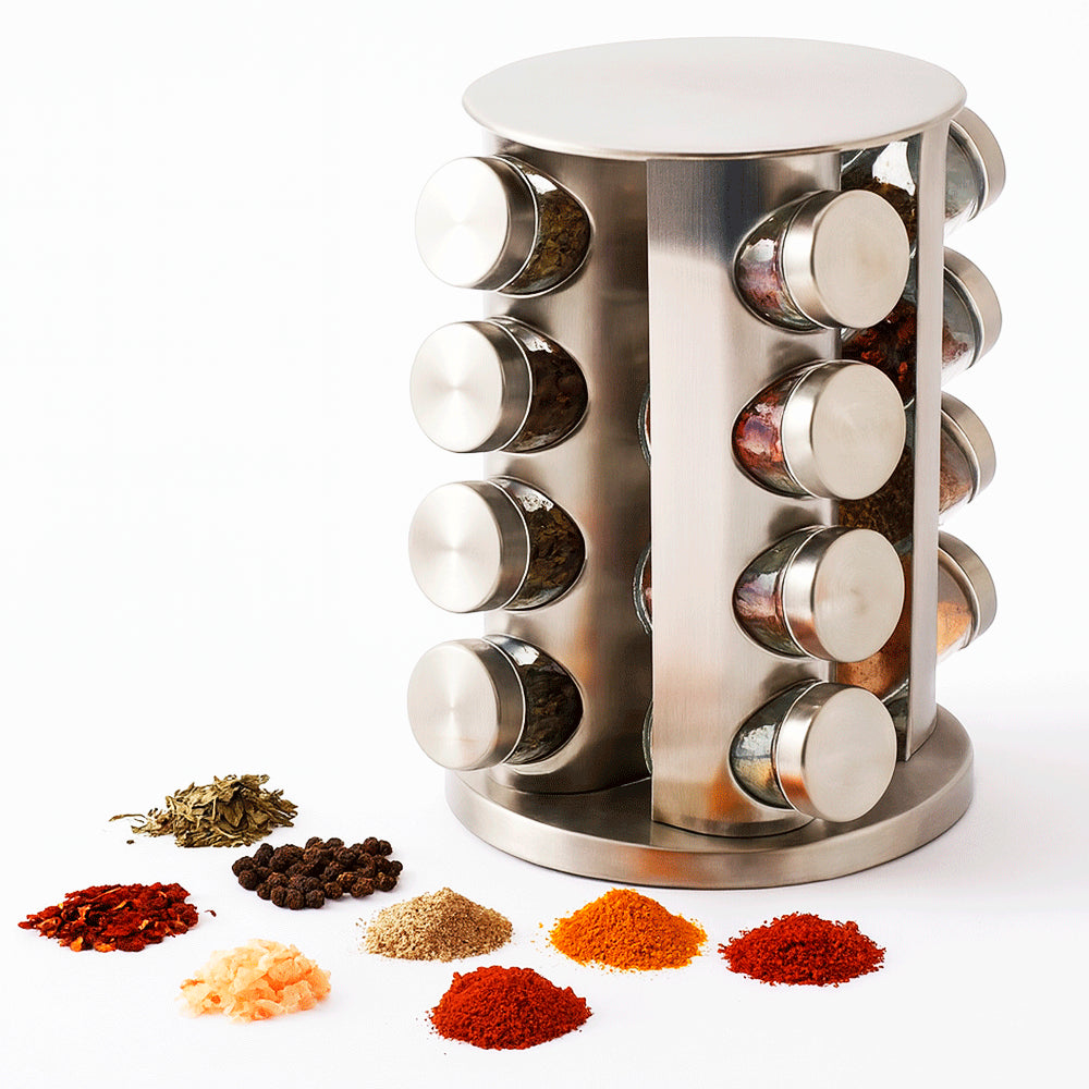 Контейнери для спецій 16 відсіків, Spice carousel R66-16 / Набір для спецій з підставкою / Ємності для приправ