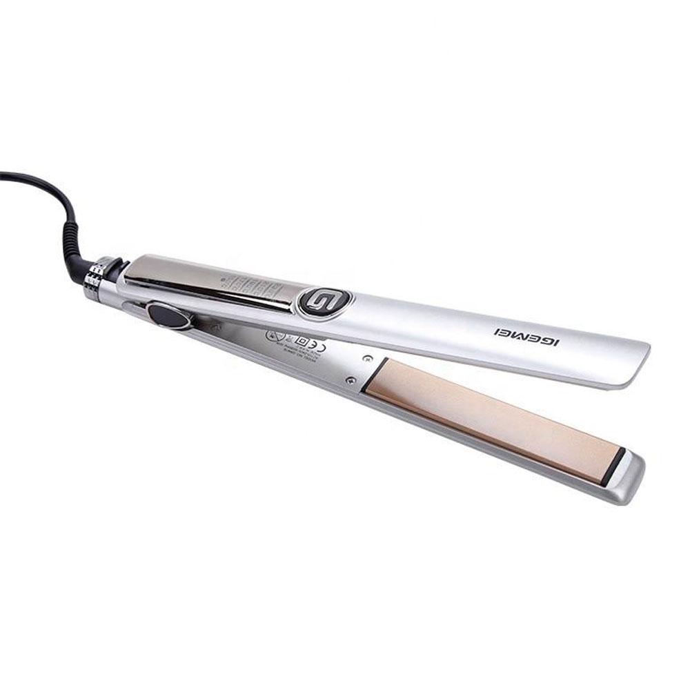 Випрямляч для волосся 5 режимів, GEEMY GM 416, Срібляста / Праска для волосся / Плойка для волосся