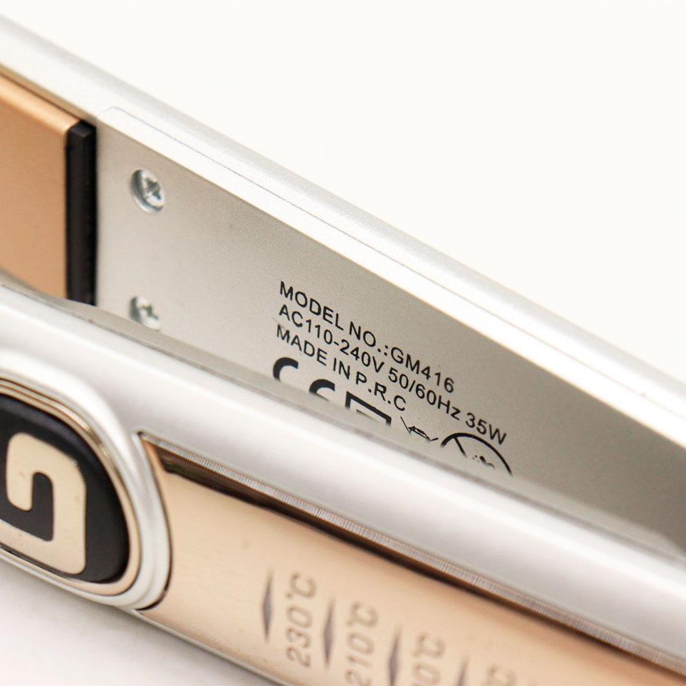 Випрямляч для волосся 5 режимів, GEEMY GM 416, Срібляста / Праска для волосся / Плойка для волосся