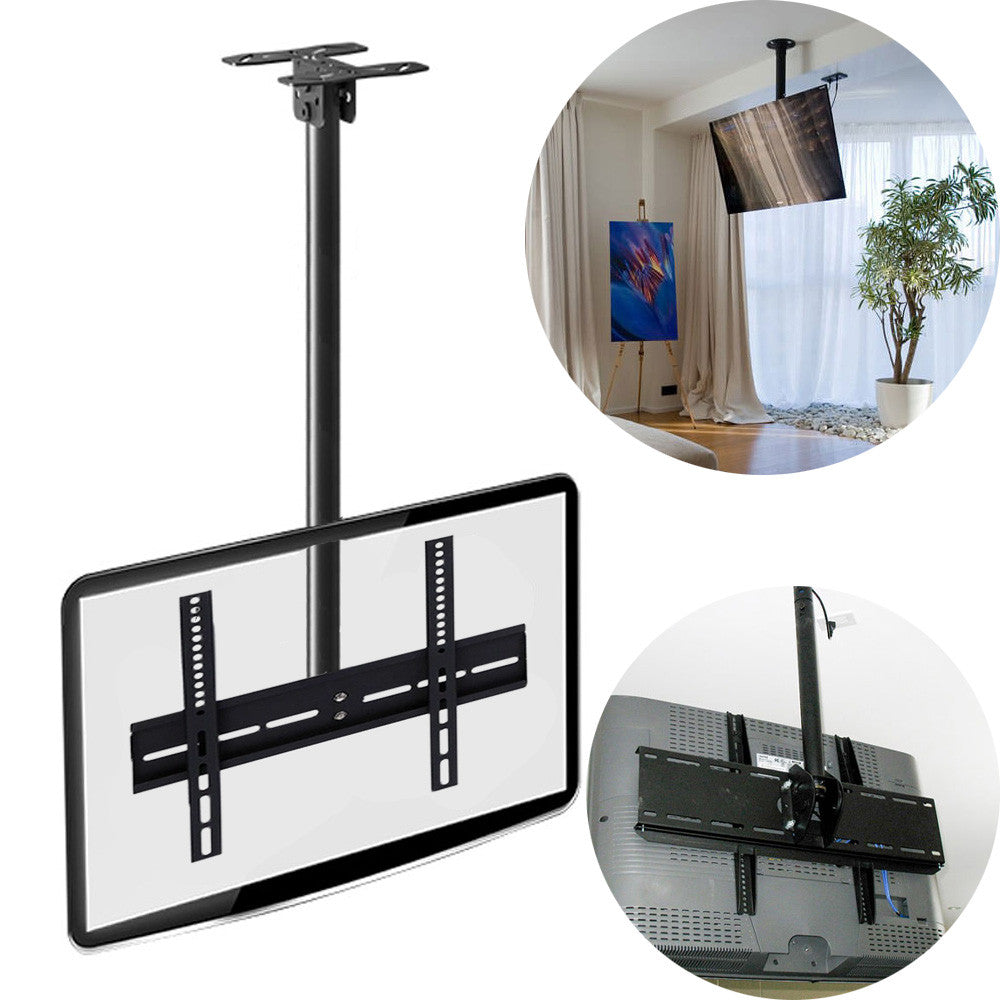 Кронштейн для телевізора (26"-55") до 45кг, D80 / Кріплення на стелю для ТБ / Кріплення для TV