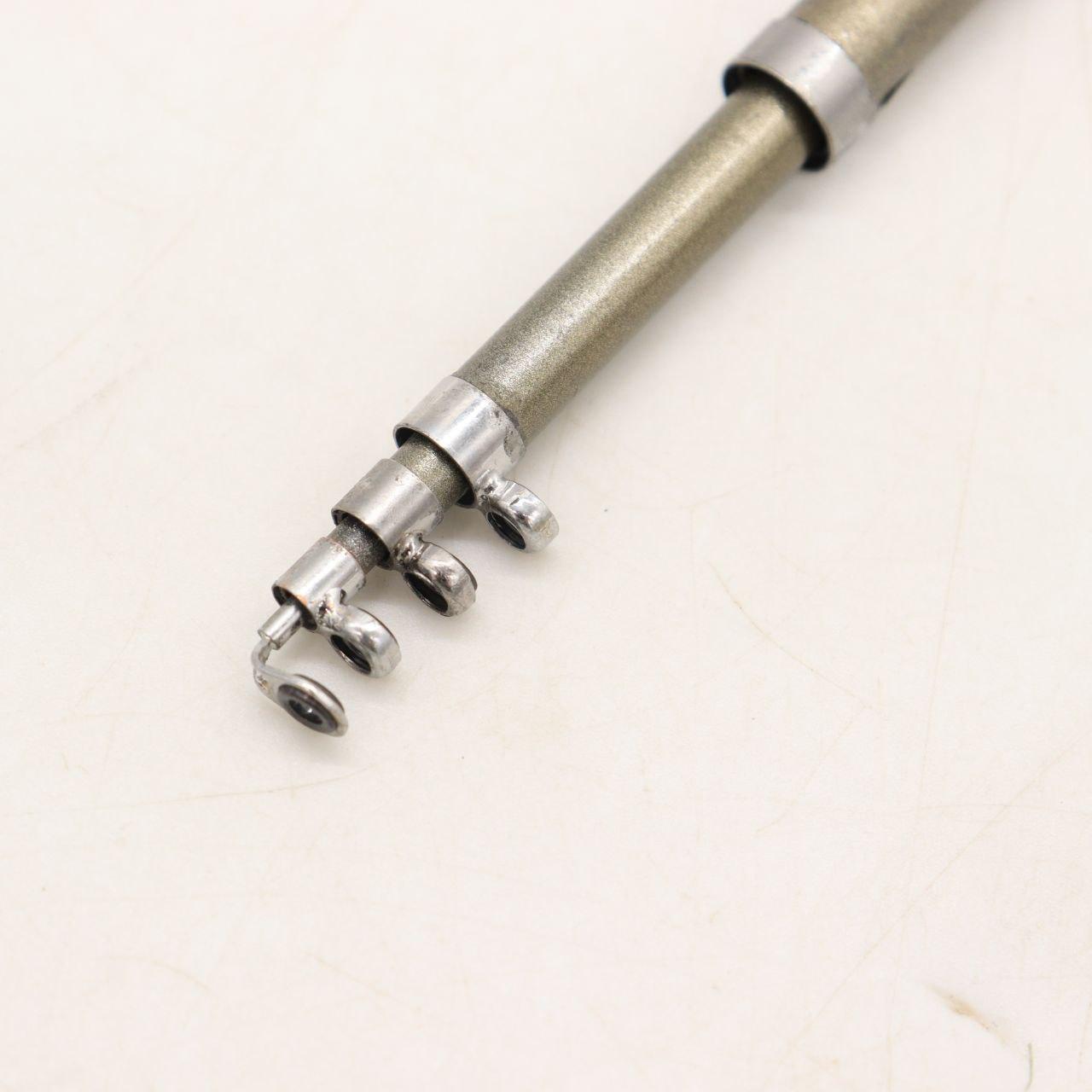 Вудка-ручка з котушкою EL-1220, Червона / Набір рибалки / Кишенькова міні вудка складна, телескопічна