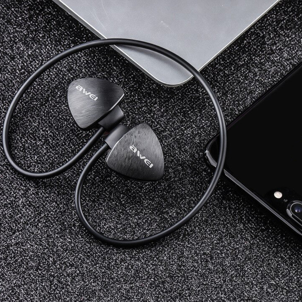 Спортивні бездротові навушники MDR A840, Чорні / Блютуз навушники з мікрофоном / Вакуумні навушники