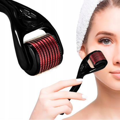 Мезоролер для обличчя, 540 голок DERMA ROLLER / Роликовий масажер від зморшок для шкіри