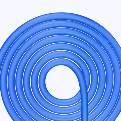 Скакалка з лічильником "Кеглі", Синій / Спортивна скакалка для схуднення / Скакалка з регульованою довжиною