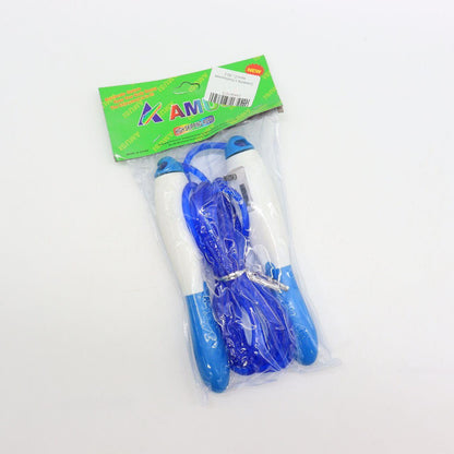 Скакалка з лічильником "Кеглі", Синій / Спортивна скакалка для схуднення / Скакалка з регульованою довжиною