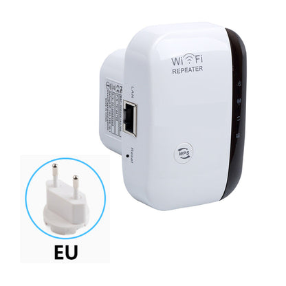 Підсилювач WiFi сигналу до 300 Мбіт/с, 2,4G, МТ02 / Бездротовий wifi репітер в розетку / Розширювач діапазону