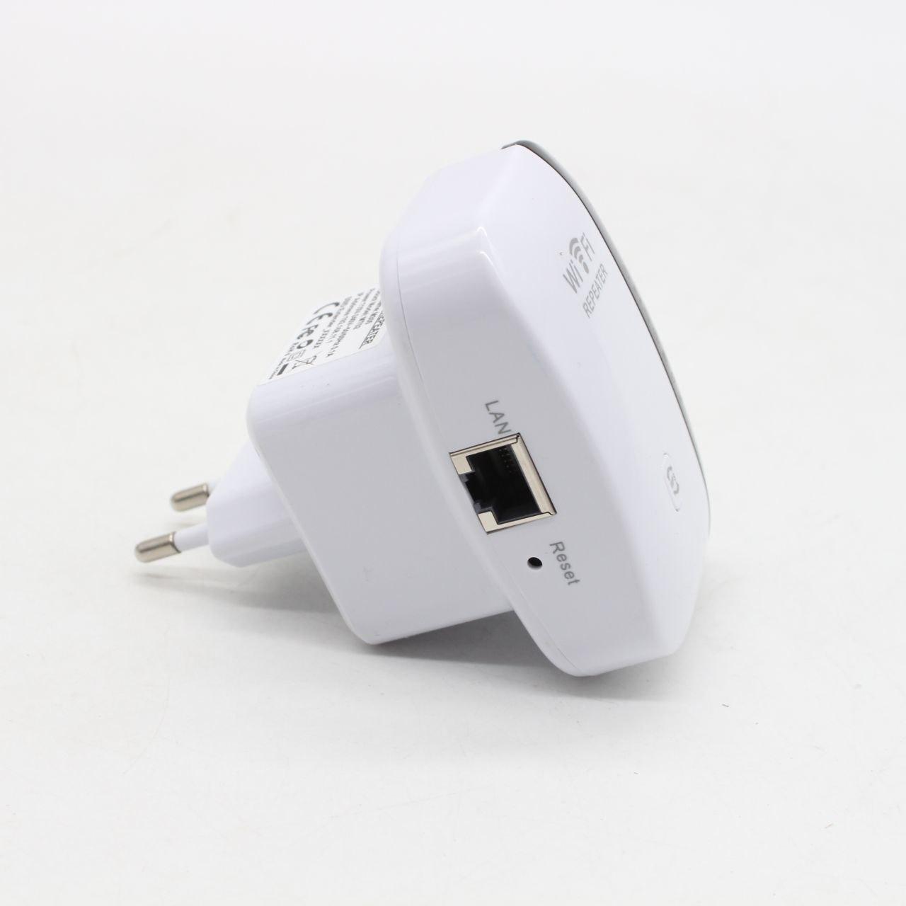 Підсилювач WiFi сигналу до 300 Мбіт/с, 2,4G, МТ02 / Бездротовий wifi репітер в розетку / Розширювач діапазону