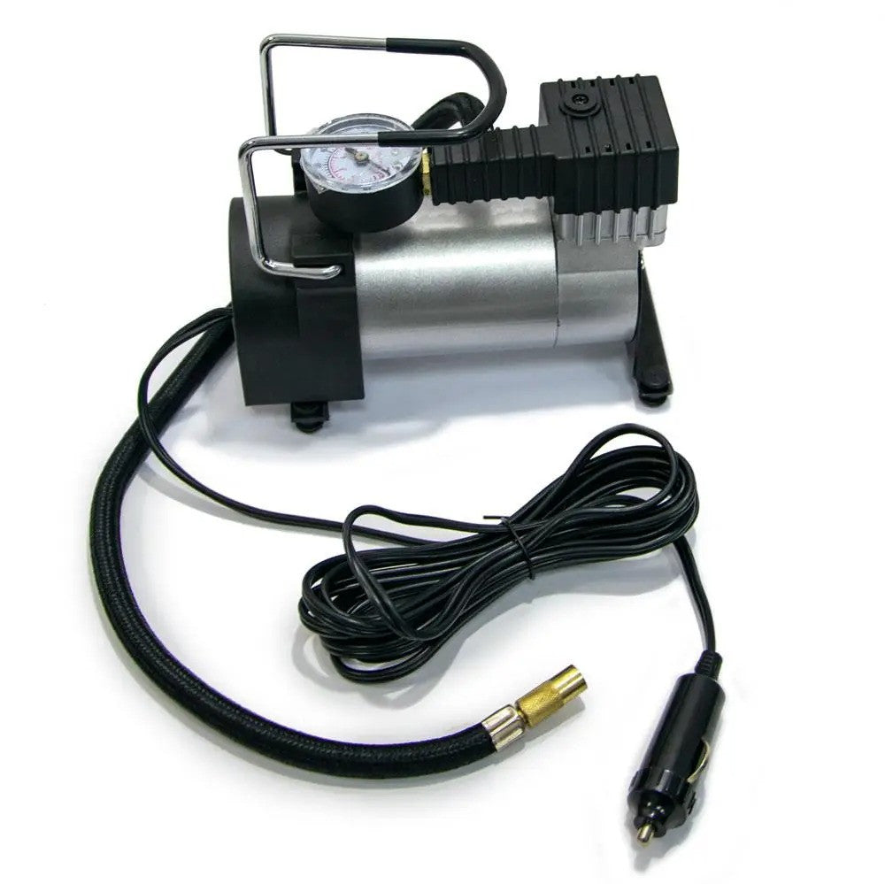 Автомобільний компресор від прикурювача 965 кПа, Air pump HS-208 / Портативний насос для підкачування коліс