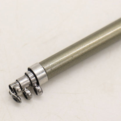 Вудка-ручка з котушкою EL-1220, Сіра / Набір рибалки / Кишенькова міні вудка складна, телескопічна