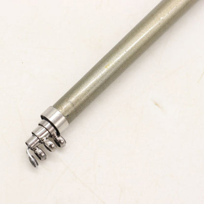 Вудка-ручка з котушкою EL-1220, Фіолетова / Набір рибалки / Кишенькова міні вудка складана, телескопічна