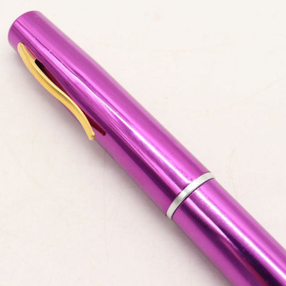 Вудка-ручка з котушкою EL-1220, Фіолетова / Набір рибалки / Кишенькова міні вудка складана, телескопічна