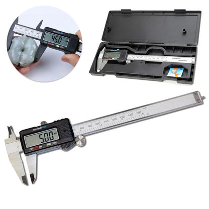 Цифровий штангенциркуль 150 мм, Digital Caliper + кейс / Мікрометр з LCD дисплеєм / Електронний штангенциркуль