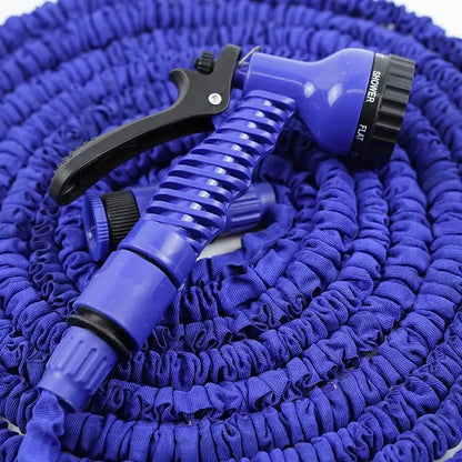 Шланг для поливу 75 м + розпилювач, V-HOSE / Садовий шланг що розтягується / Поливальний шланг