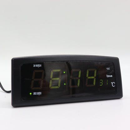 Настільний електронний годинник, з температурою і будильником, CX 818 / Годинник-будильник для дому / Портативний годинник