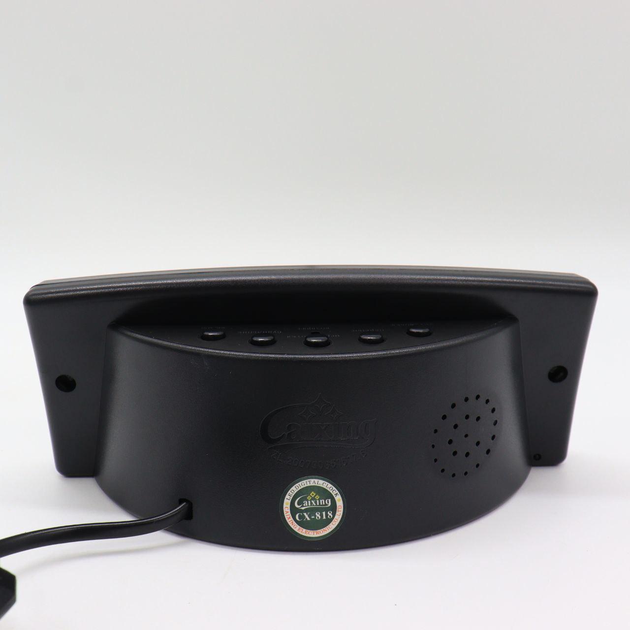 Настільний електронний годинник, з температурою і будильником, CX 818 / Годинник-будильник для дому / Портативний годинник