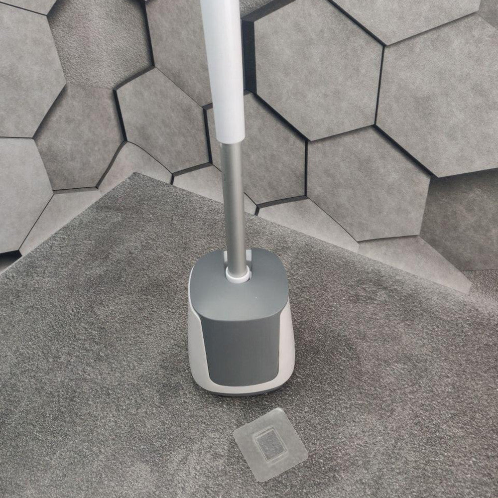 Йоршик для унітазу з автоматичним відкриттям та силіконовою щіткою / Підвісний йоржик щітка з кріпленням