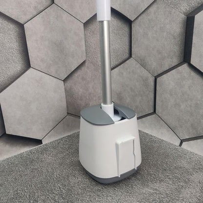 Йоршик для унітазу з автоматичним відкриттям та силіконовою щіткою / Підвісний йоржик щітка з кріпленням